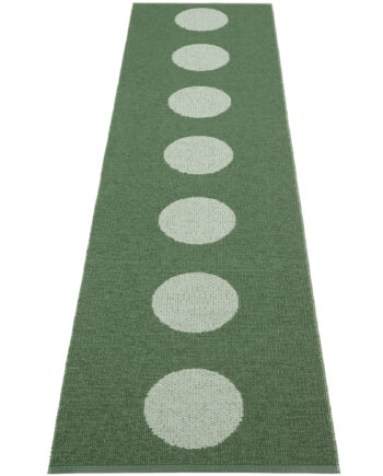 Pappelina Vera Pop Tæppe 70x280 Cm  Leaf Misty Mint