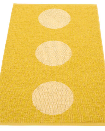 Pappelina Vera Pop Tæppe 70x120 Cm  Mustard Gul