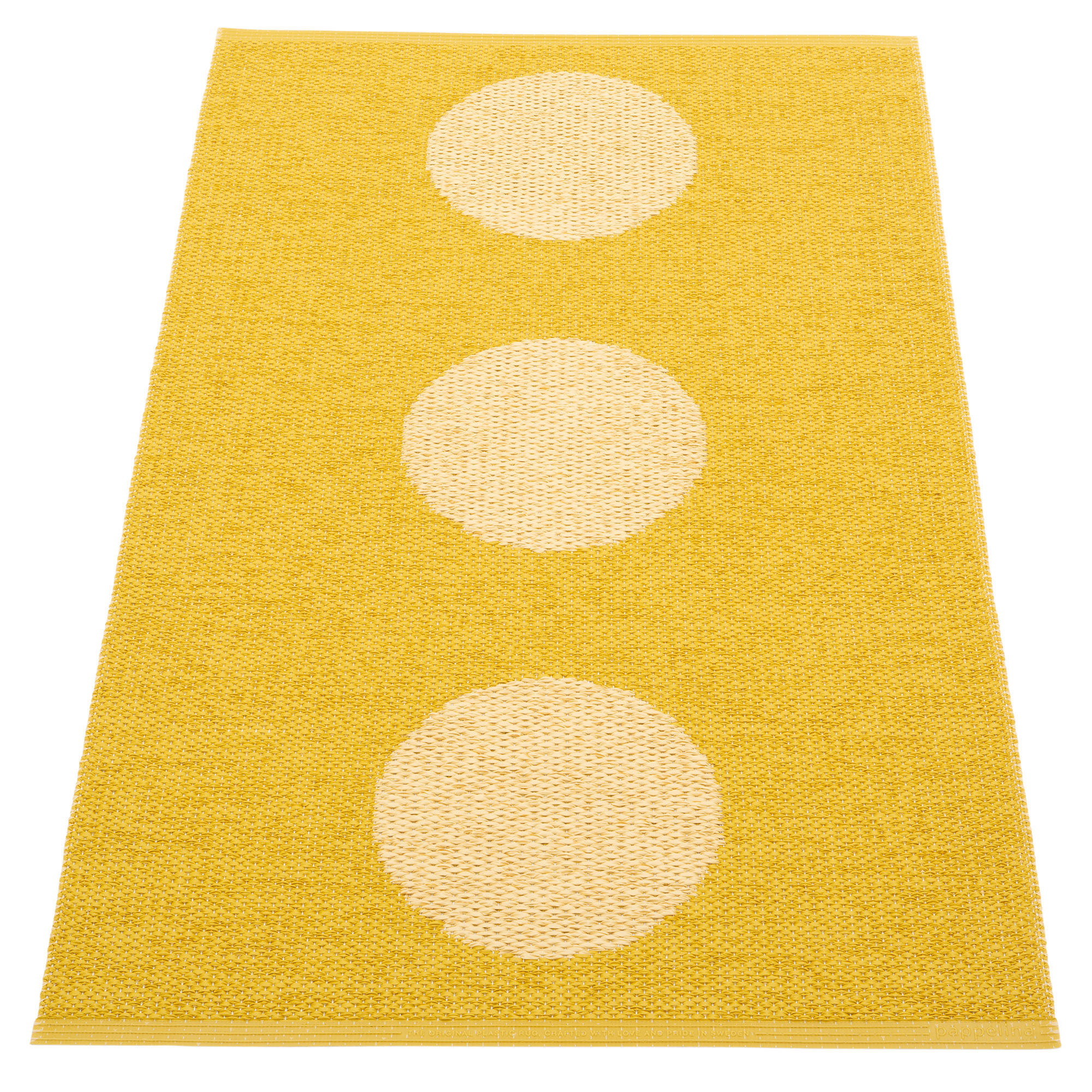 Pappelina Vera Pop Tæppe 70x120 Cm Mustard Gul