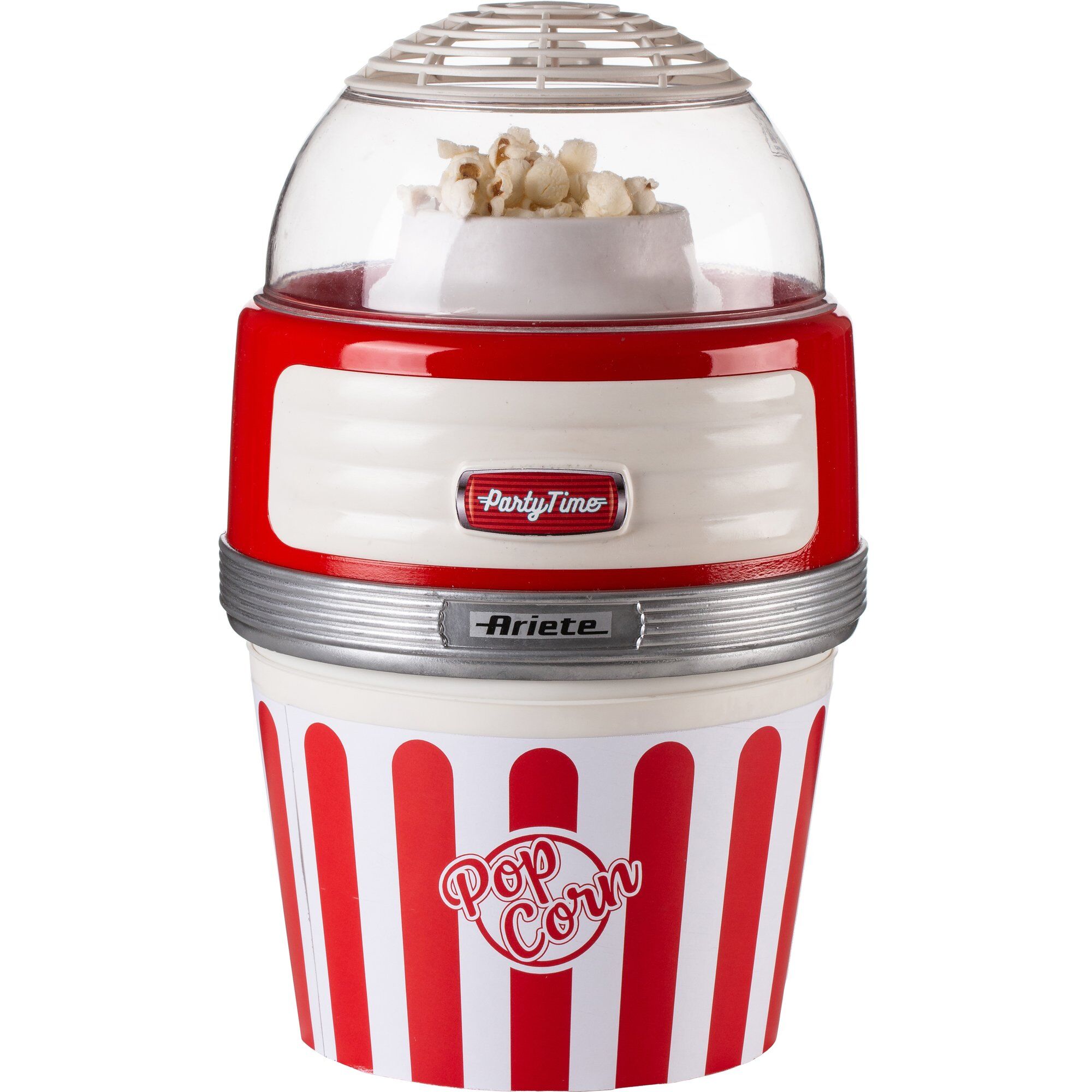 Party Time Popcornsmaskine Rød