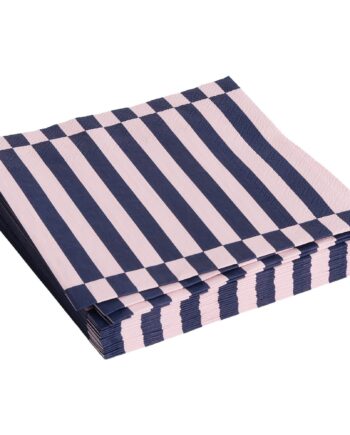 Pattern Middagsserviet  Pink Mørkeblå