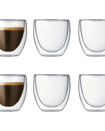 Pavina Dobbeltvægget Espresso Glas    08      Stk