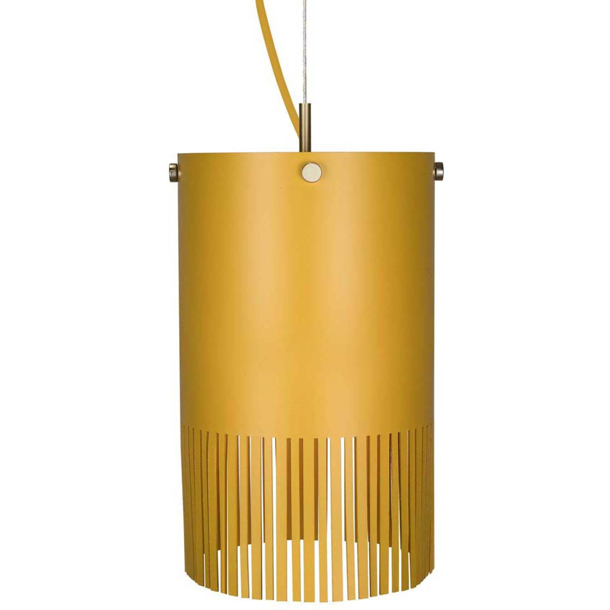 Pendant Fringe Lampe Gul