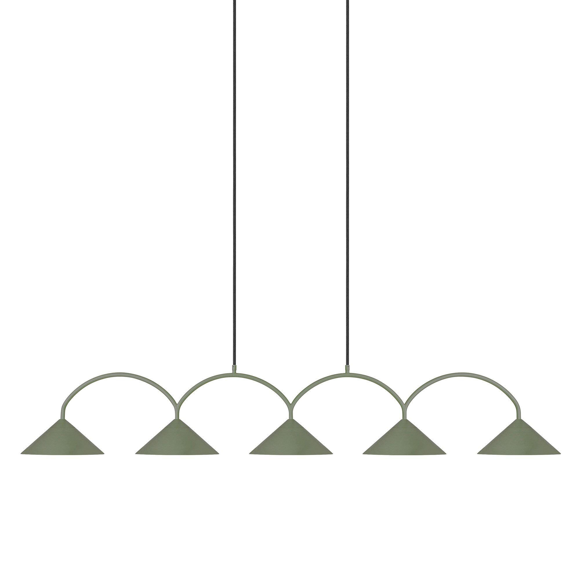 Pendel Curve Lampe Grøn
