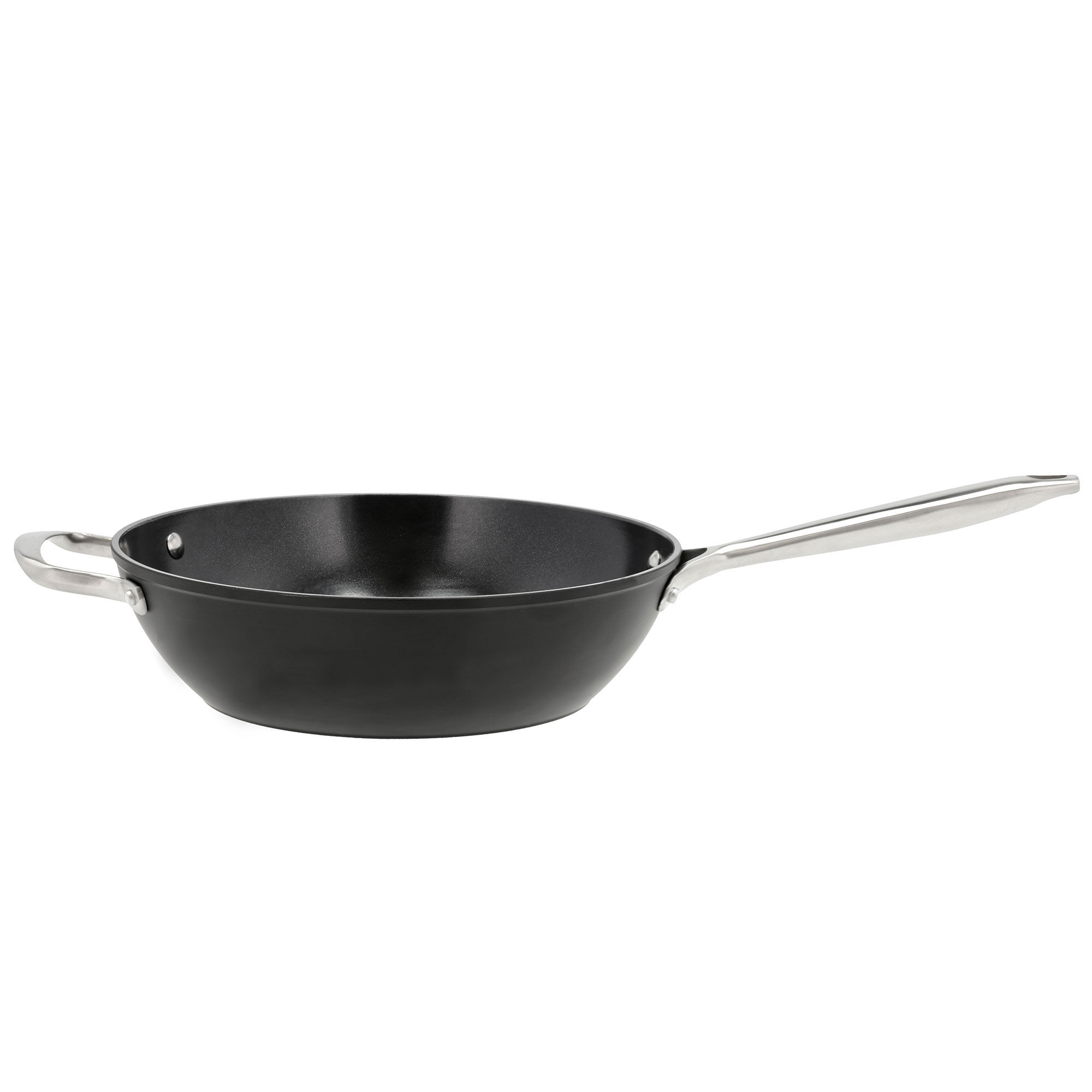 Pillivuyt Travo Wokpande 28 Cm Sort