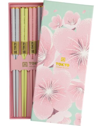 Pink Sakura Spisepinde   Par