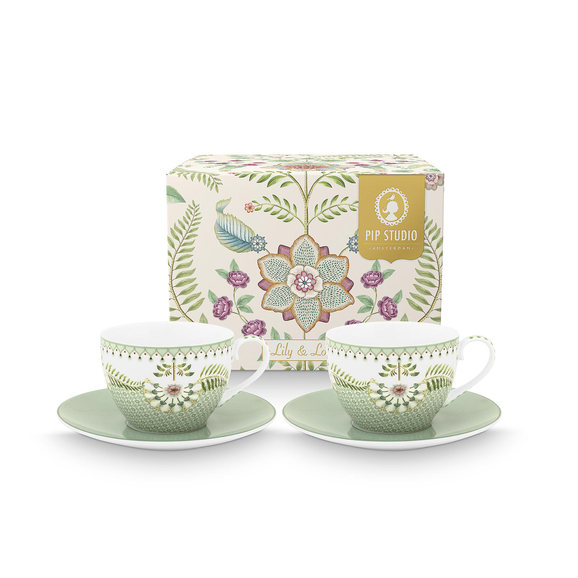Pip Studio Lily Lotus Cappuccino Kop -pak