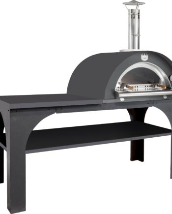 Pizza Party Brændefyret Pizzaovn 80x60 Cm  Antracit
