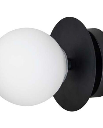 Plafond Væg Art Deco Lampe  Hvid Sort