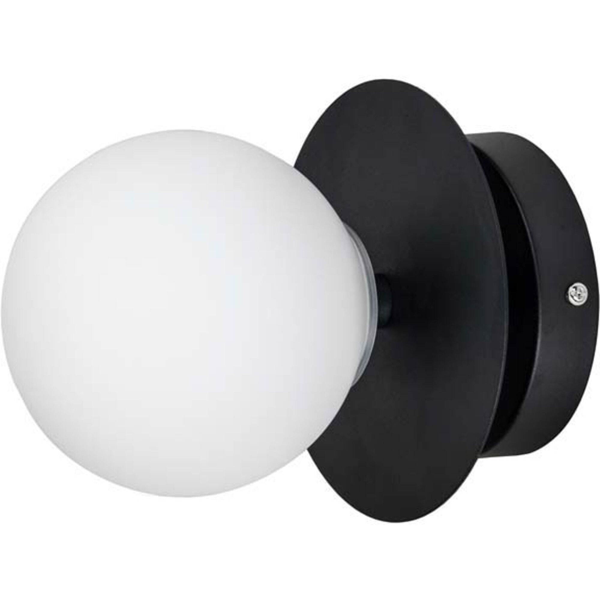 Plafond Væg Art Deco Lampe Hvid Sort