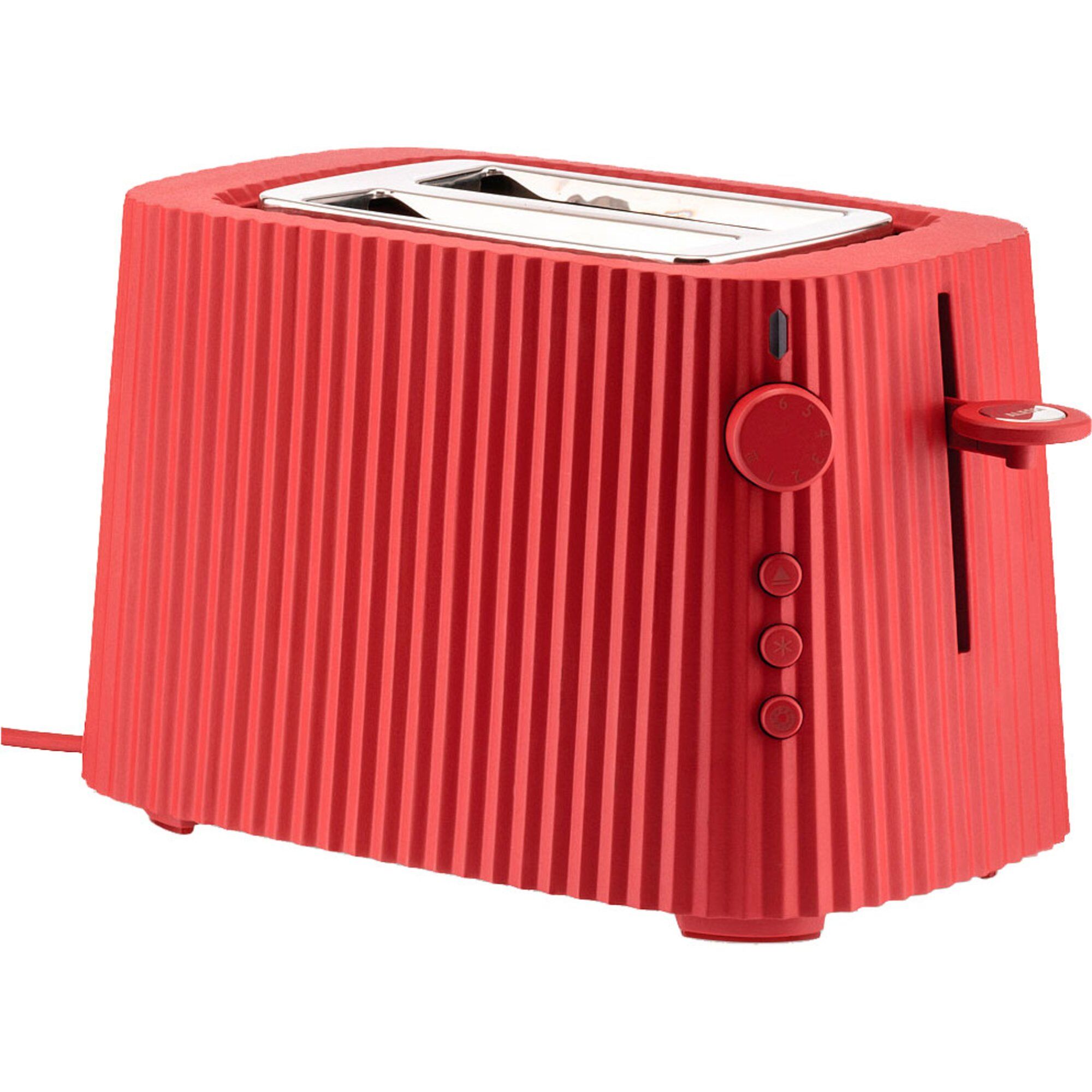 Plissé Toaster Rød