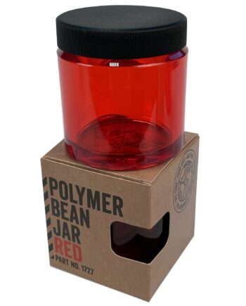 Polymer Bean Jar  Rød