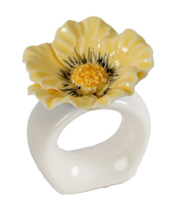 Poppy Servietring  -pak  Beige
