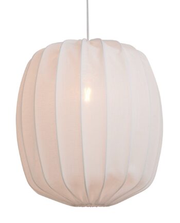 Prisma Loftslampe   Hør 45 Cm  Hvid