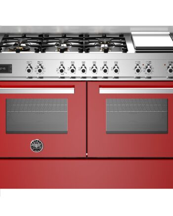 Pro126g2erot Professional Gaskomfur  120 Cm  Rød
