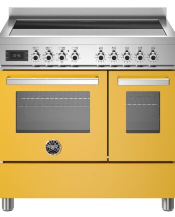 Pro95i2egit Professional Induktionskomfur Med Dobbeltovn  90 Cm  Gul