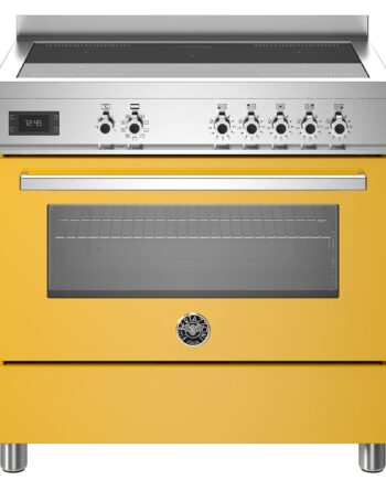 Pro95i1egit Professional Induktionskomfur Med Ovn  90 Cm  Gul