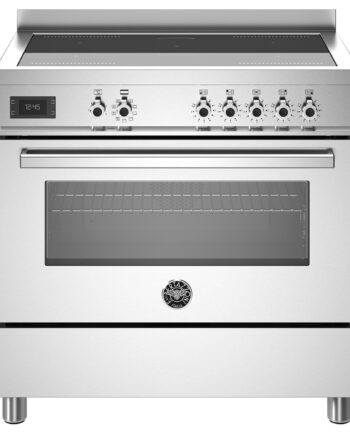 Pro95i1ext Professional Induktionskomfur Med Ovn  90 Cm  Rustfrit Stål