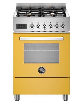 Pro64l1egit Professional Gaskomfur Med Ovn  60 Cm  Gul