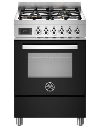 Pro64l1enet Professional Gaskomfur Med Ovn  60 Cm  Sort