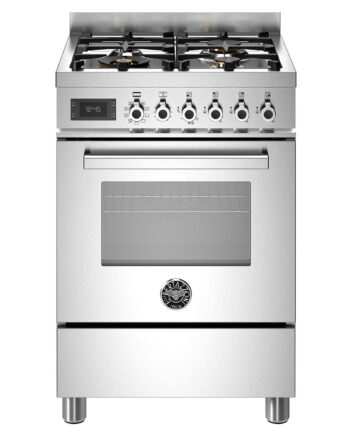 Pro64l1ext Professional Gaskomfur Med Ovn  60 Cm  Rustfrit Stål