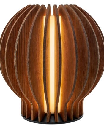 Radiant Rund Led-lampe  Røget Eg