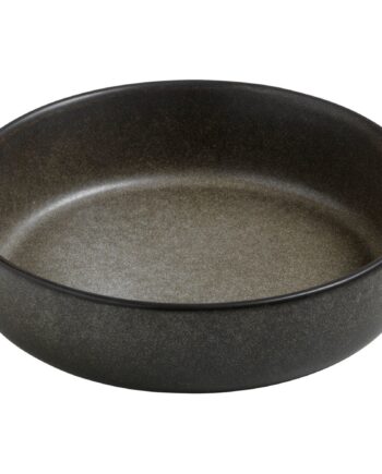 Raw Dyb Tallerken   Stentøj 19   Cm  Skovbrun