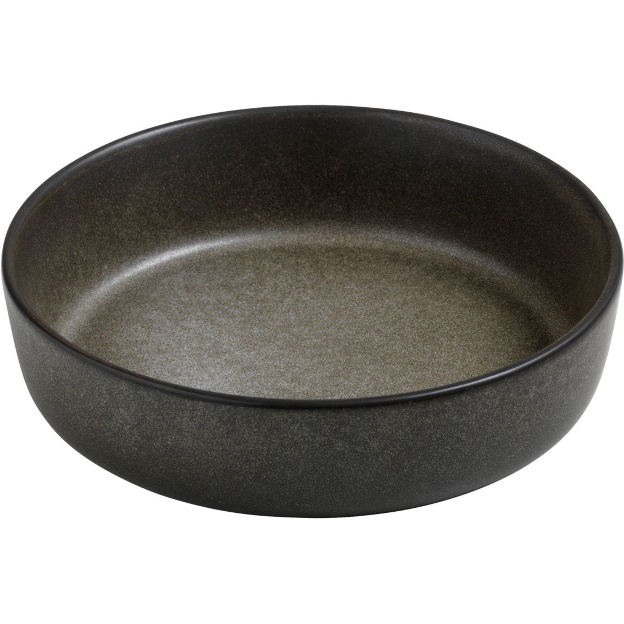 Raw Dyb Tallerken Stentøj 19 Cm Skovbrun