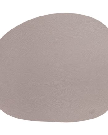 Raw Genbrugslæder Dækkeserviet  Dusty Rose