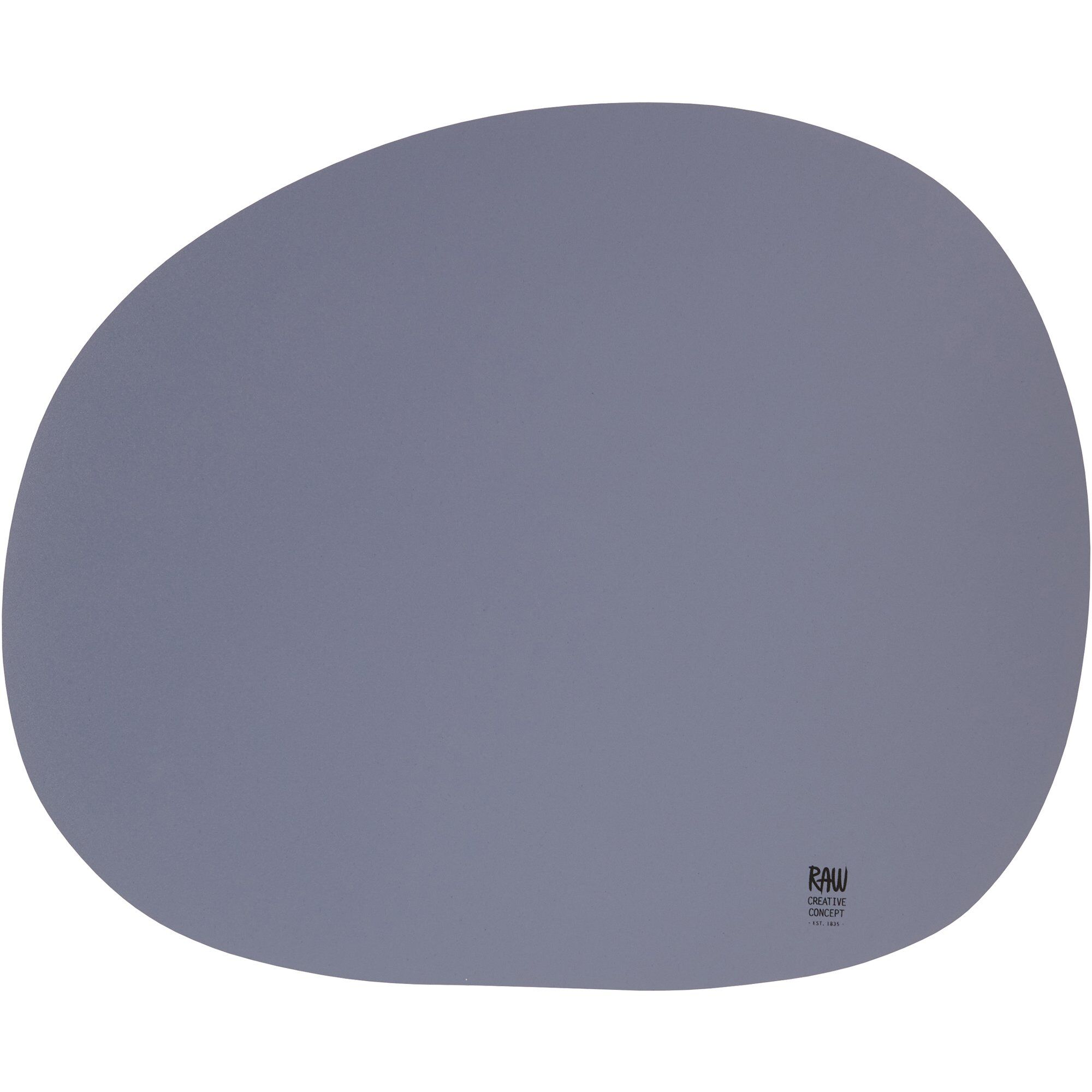 Raw Organic Dækkeserviet 41 33 Cm Stone Blue