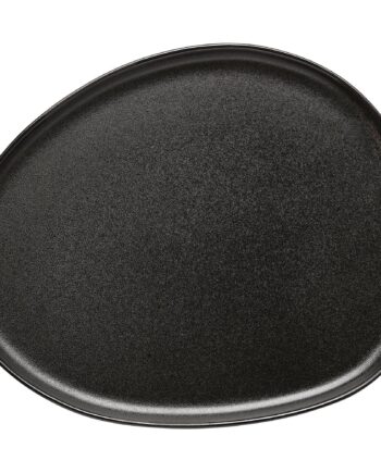 Raw Organic Frokosttallerken  24x21 Cm  Titanium Black