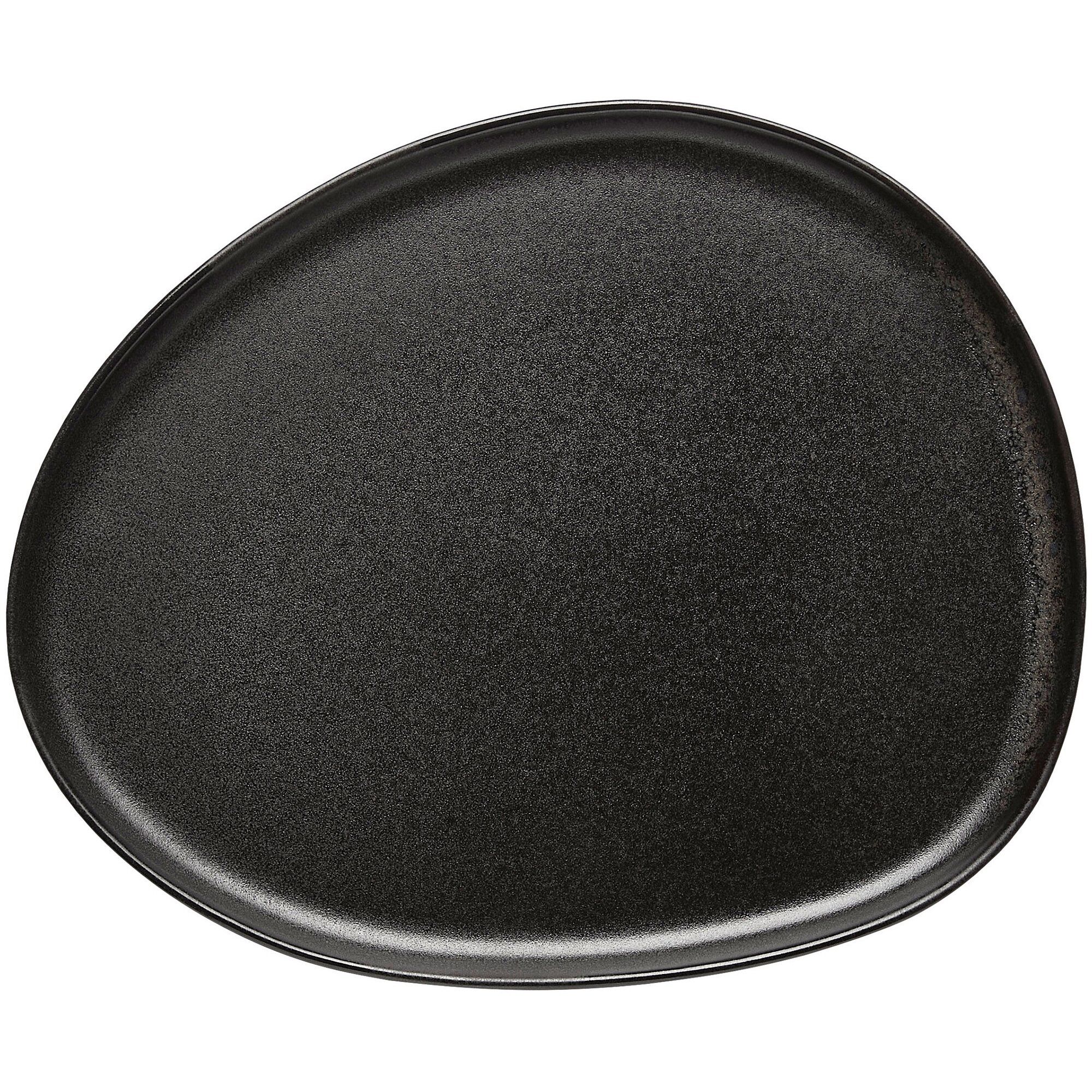 Raw Organic Frokosttallerken 24x21 Cm Titanium Black