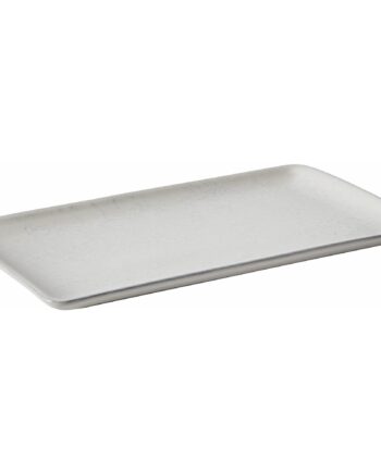 Raw Rektangulær Tallerken  23     15 Cm  Arctic White