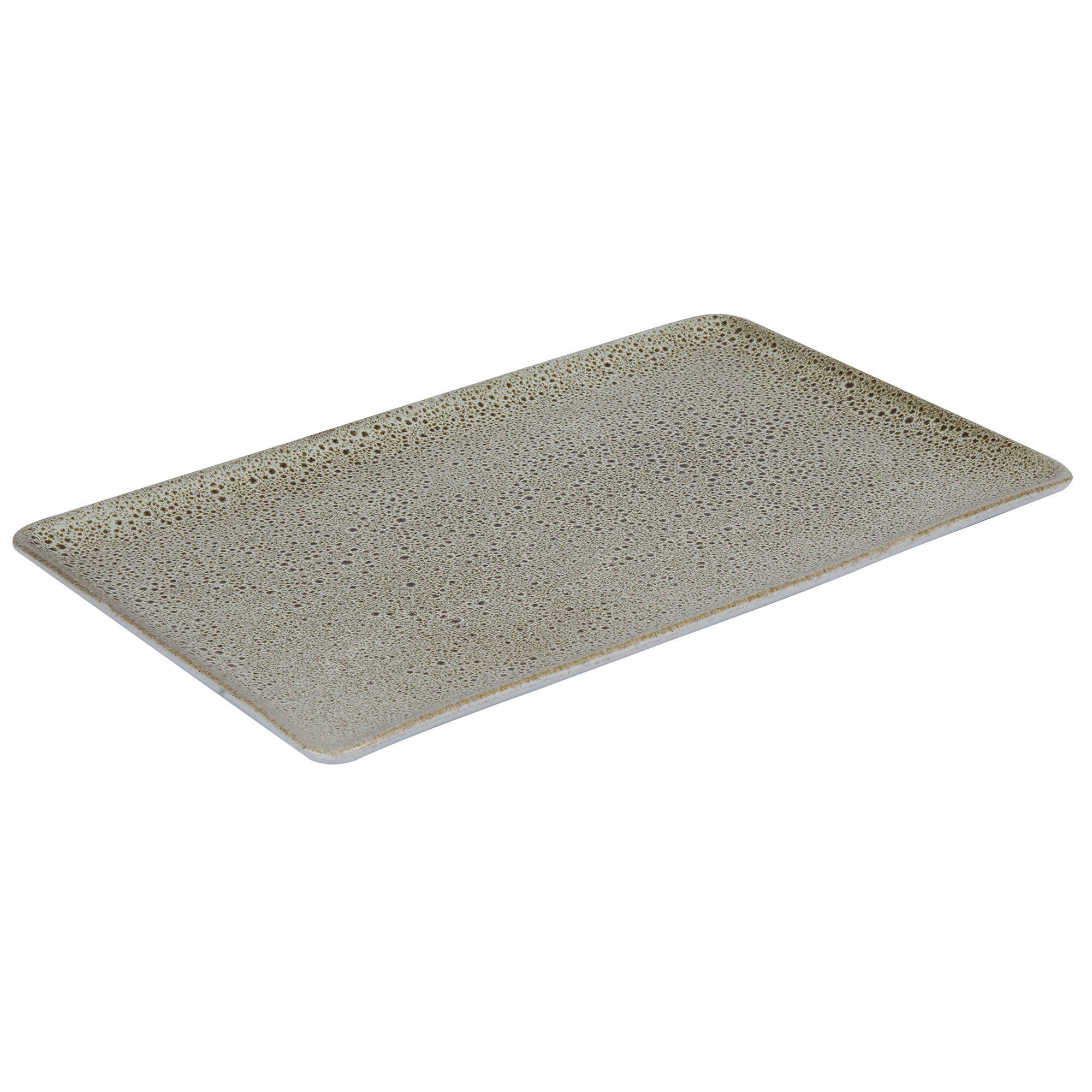 Raw Rektangulær Tallerken 31 20 Cm Sandy Beige