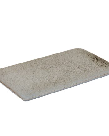 Raw Rektangulær Tallerken 23     15 Cm  Sandy Beige
