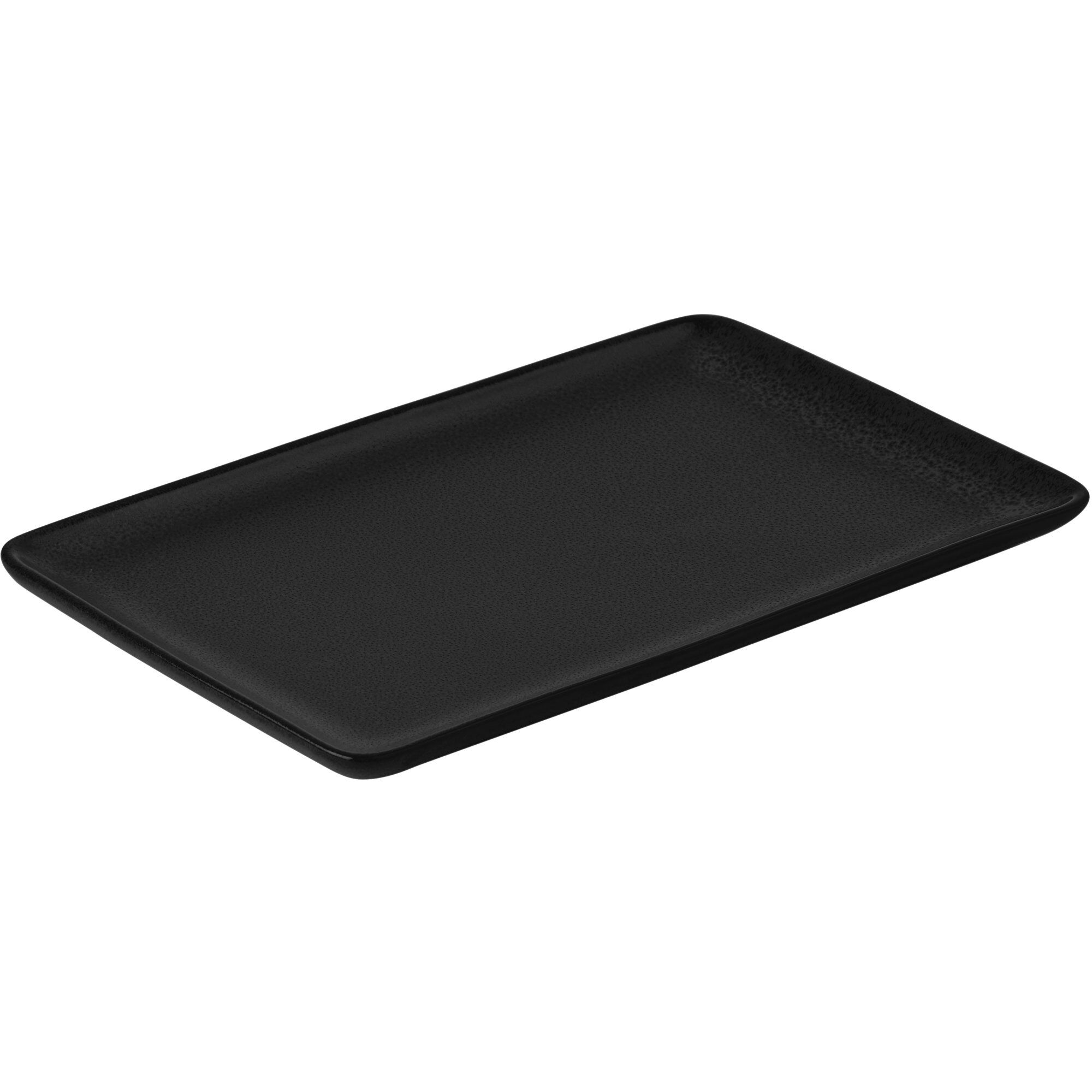 Raw Rektangulær Tallerken 23 15 Cm Titanium Black