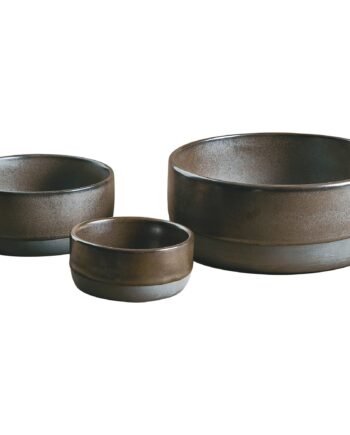 Raw Sæt Med   Skåle  Metallic Brown
