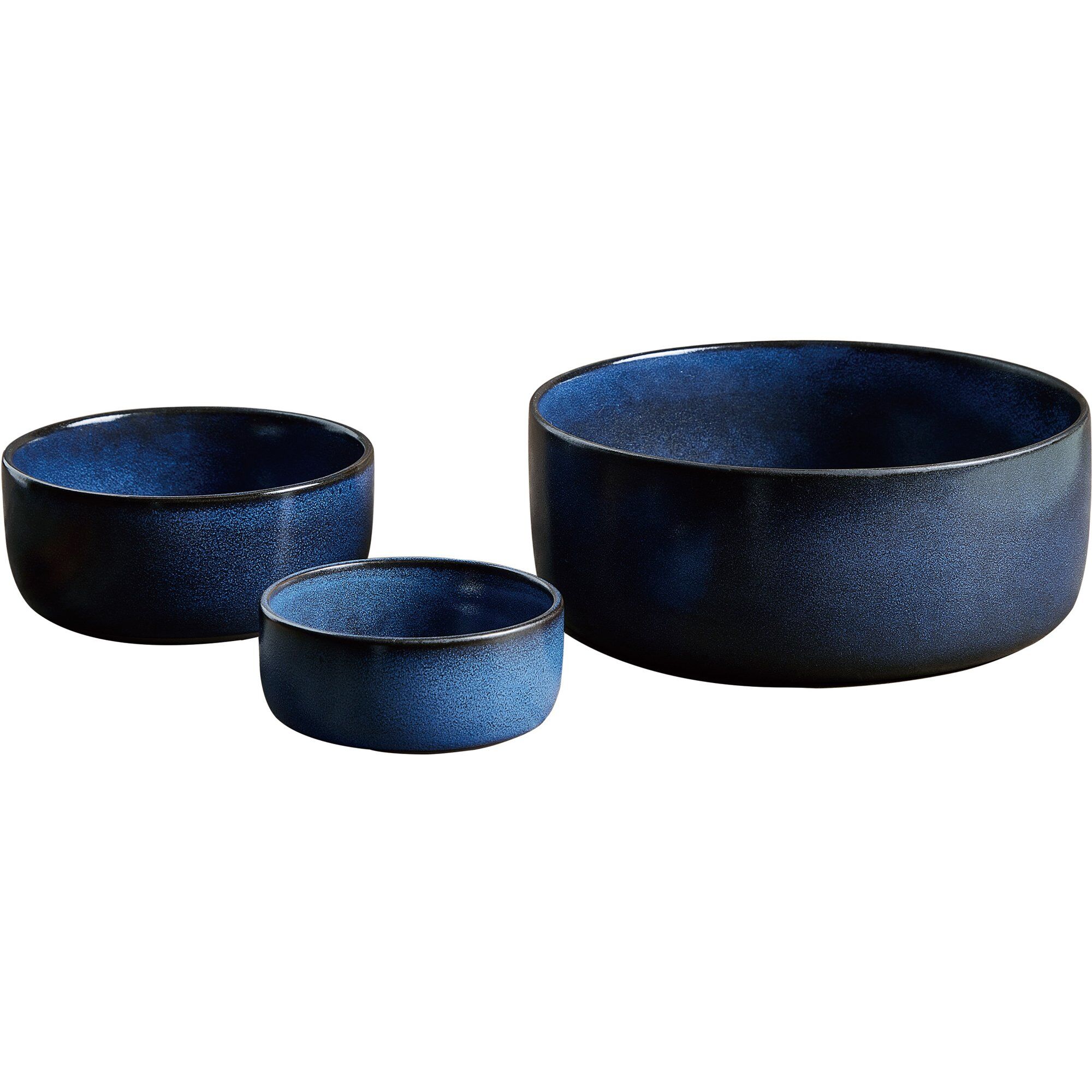 Raw Sæt Med Skåle Midnight Blue