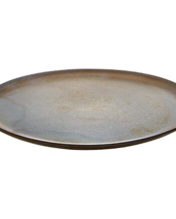 Raw Tallerken  23 Cm  Metallic Brown