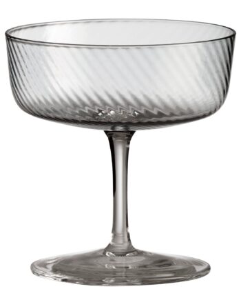 Raw Unique Swirl Champagneglas 25 Cl  Grå