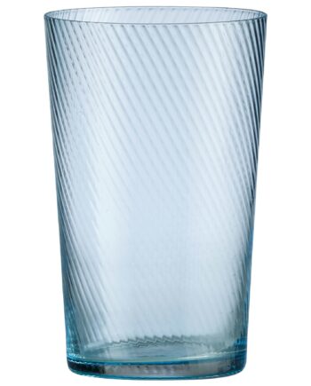 Raw Unique Swirl Highballglas 45 Cl  Lysblå