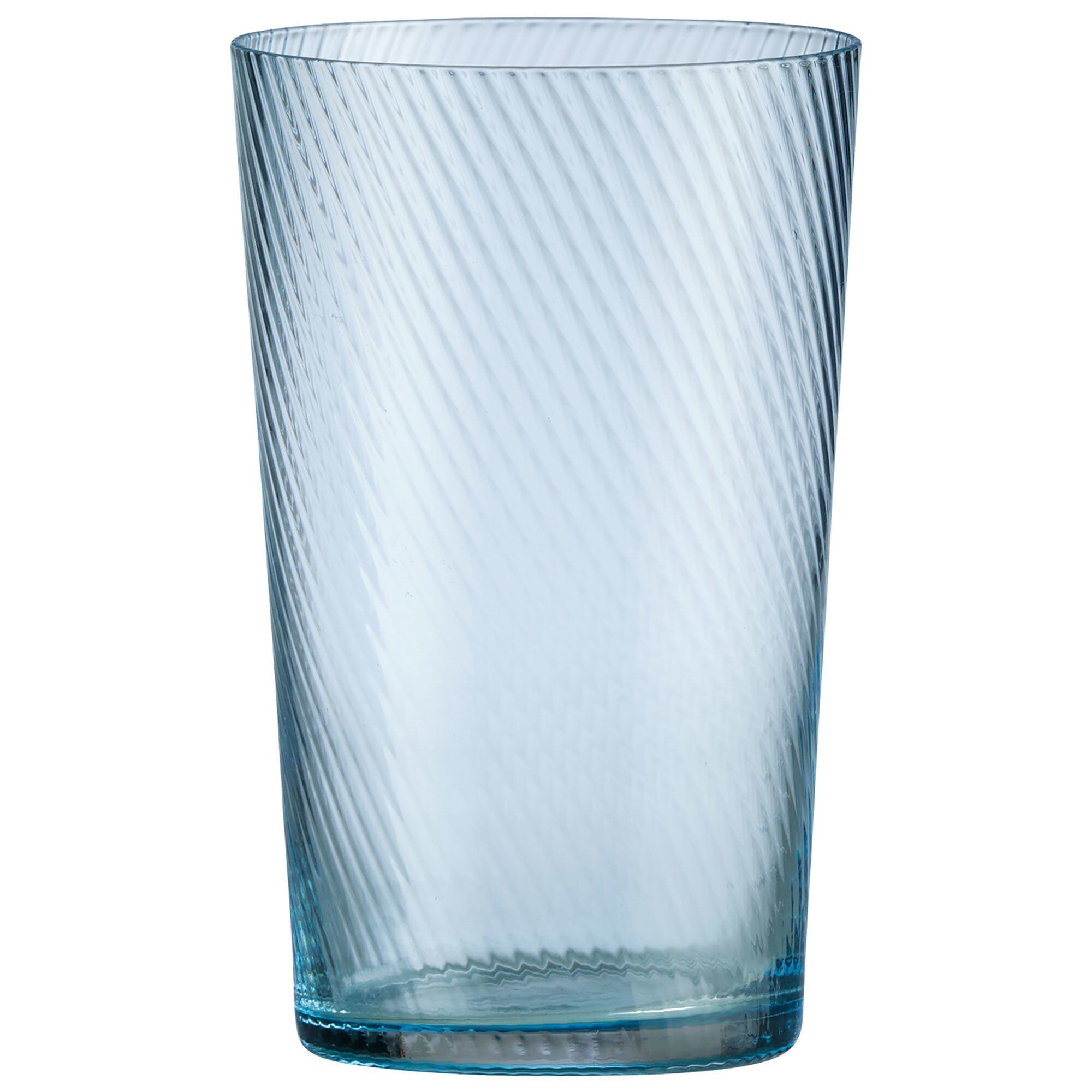 Raw Unique Swirl Highballglas 45 Cl Lysblå
