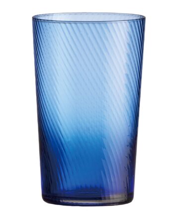 Raw Unique Swirl Highballglas 45 Cl  Mørkblå