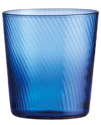 Raw Unique Swirl Vandglas 30 Cl  Mørkblå