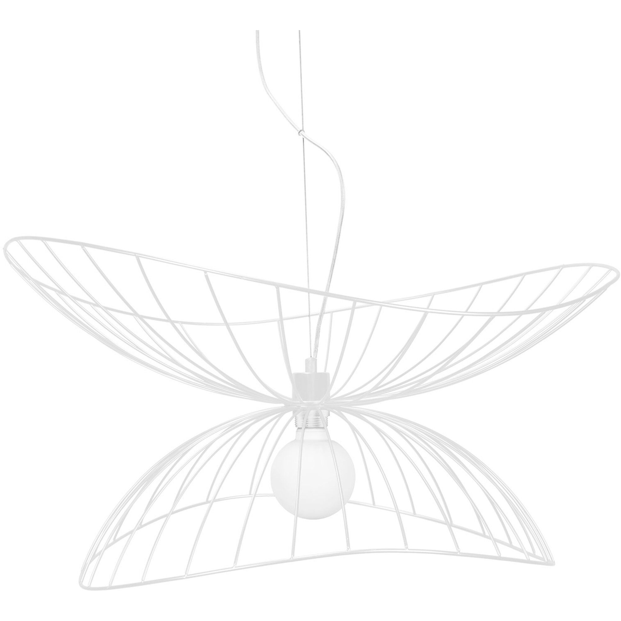 Ray Pendel 70 Cm Hvid