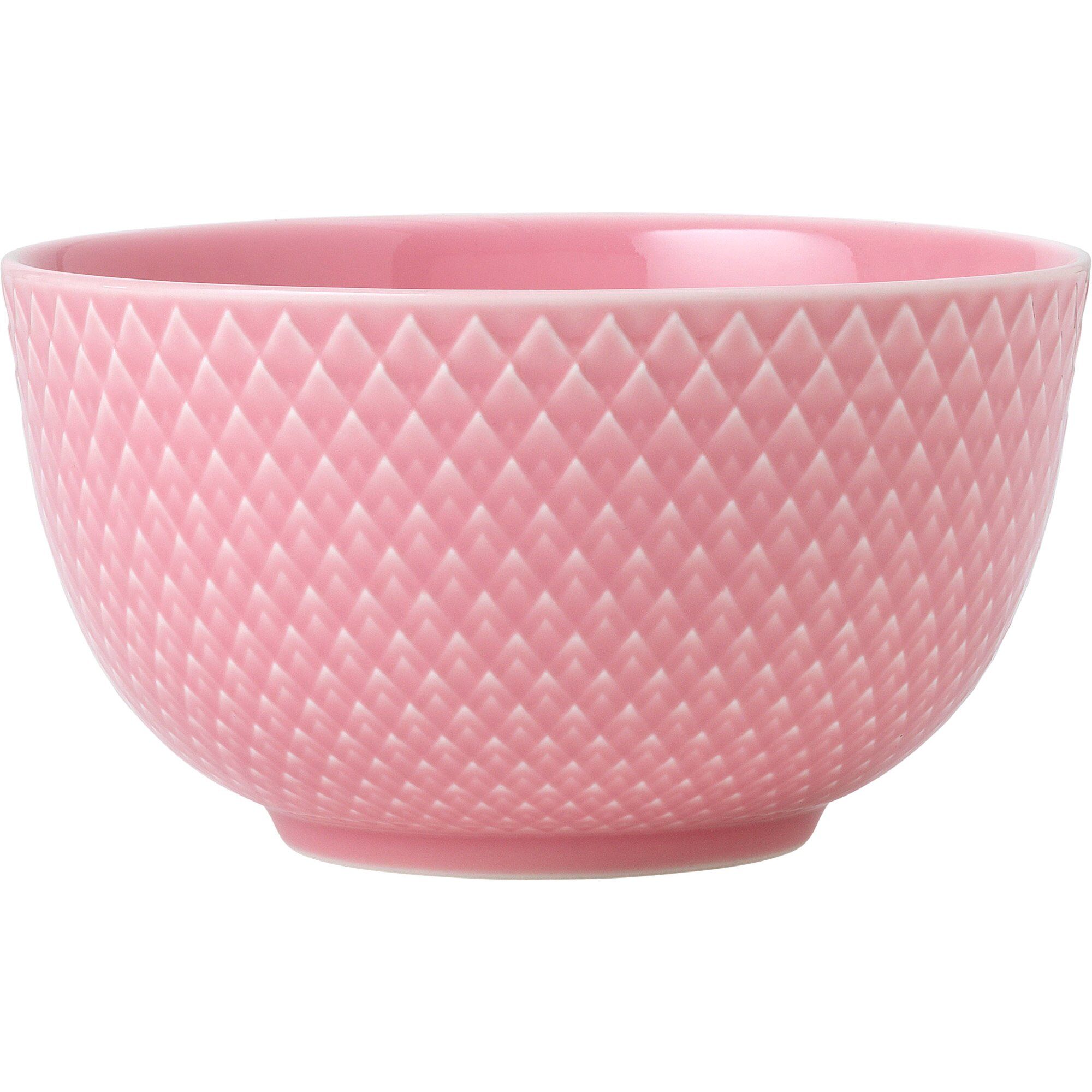 Rhombe Color Skål 11 Cm Rosa