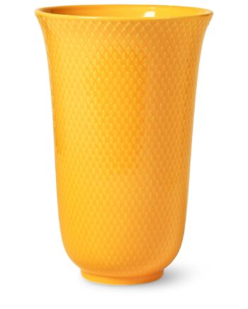 Rhombe Color Vase  20 Cm  Gul