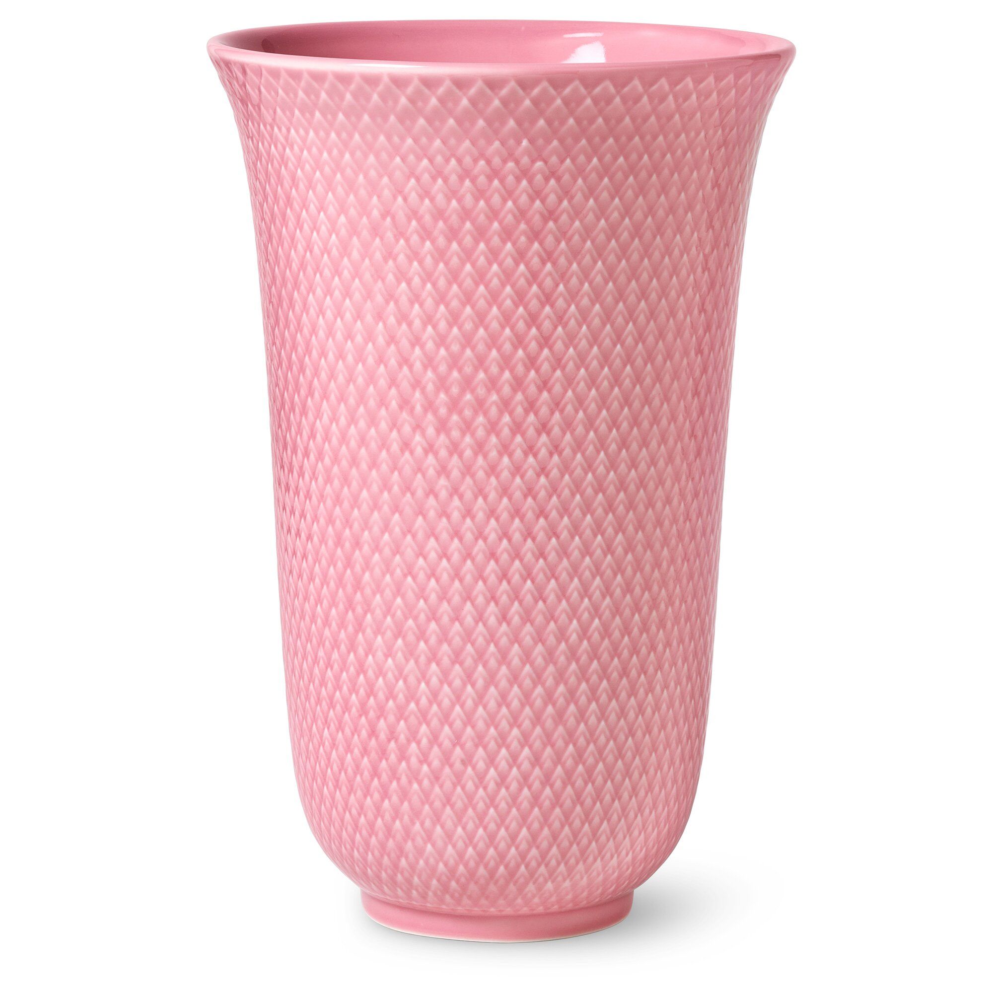 Rhombe Color Vase 20 Cm Rosa