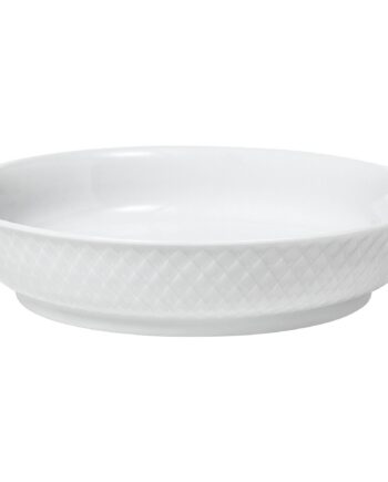 Rhombe Desserttallerken  Hvid  16 Cm