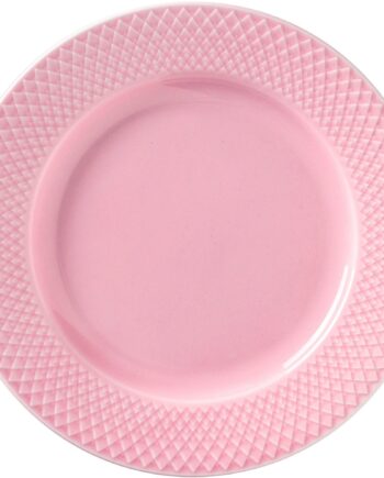 Rhombe Frokosttallerken 21 Cm Rosa